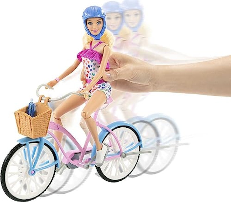 Barbie Conjunto de Brinquedo Bicicleta com Boneca 2