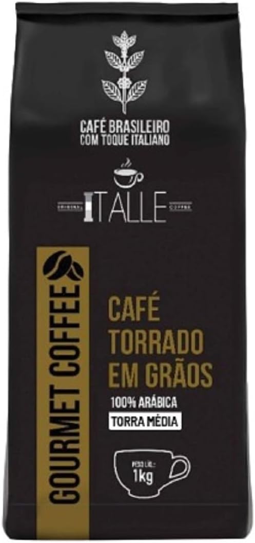 Café Torrado Arábica Em Grãos Torra Média 1 Kg Gourmet 1