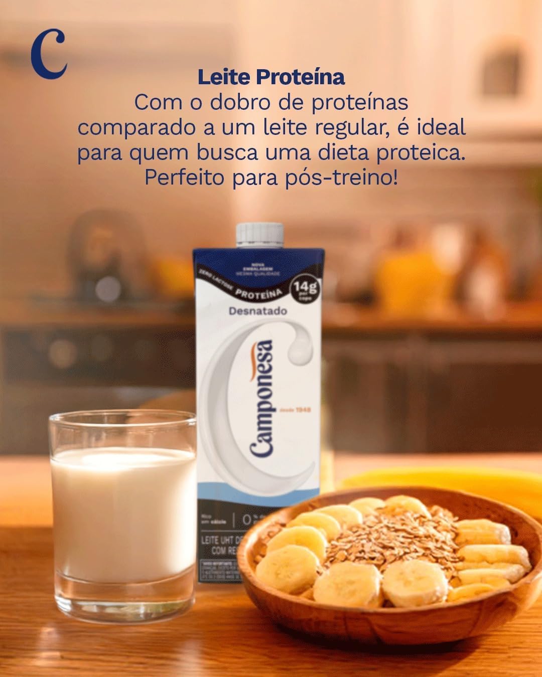 Leite Zero Lactose Desnatado Camponesa 3