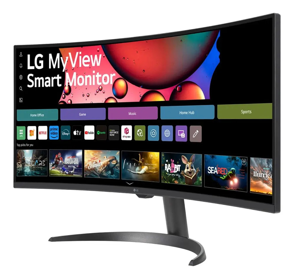 Monitor LG MyView Smart 34SR60QC-B 2