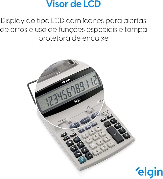 Calculadora com Impressão Bicolor 5