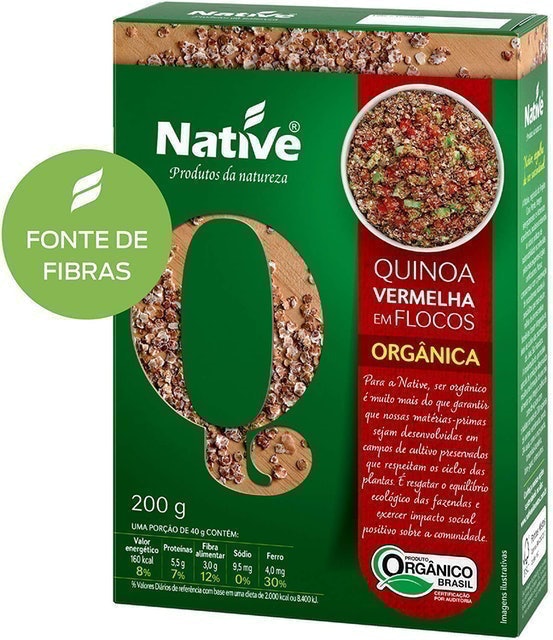 Quinoa Vermelha em Flocos Orgânica 3