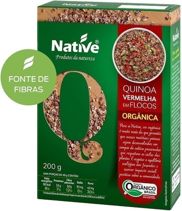 Quinoa Vermelha em Flocos Orgânica 3