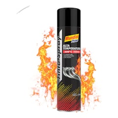 Tinta Spray Alta Temperatura Preto Fosco