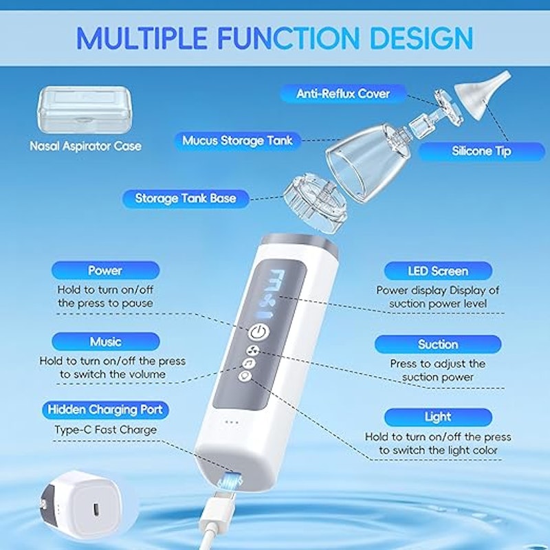 Aspirador Nasal Elétrico Medicodes 3