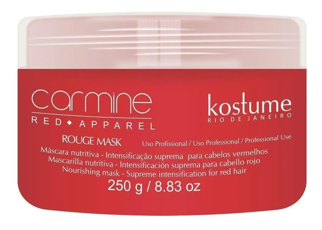 Carmine Red Apparel Mask 1