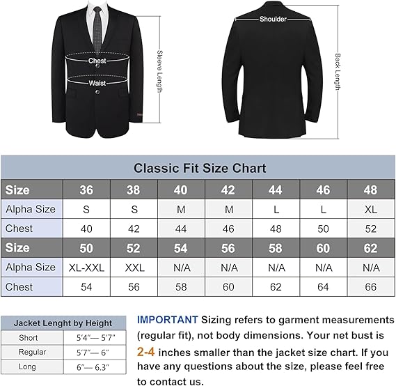 Conjunto Terno Masculino de 2 Peças com Ajuste Clássico P&L 4