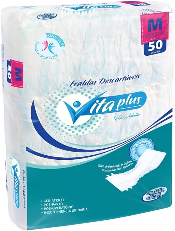 Fralda Descartável Vita Plus Geriátrica 1