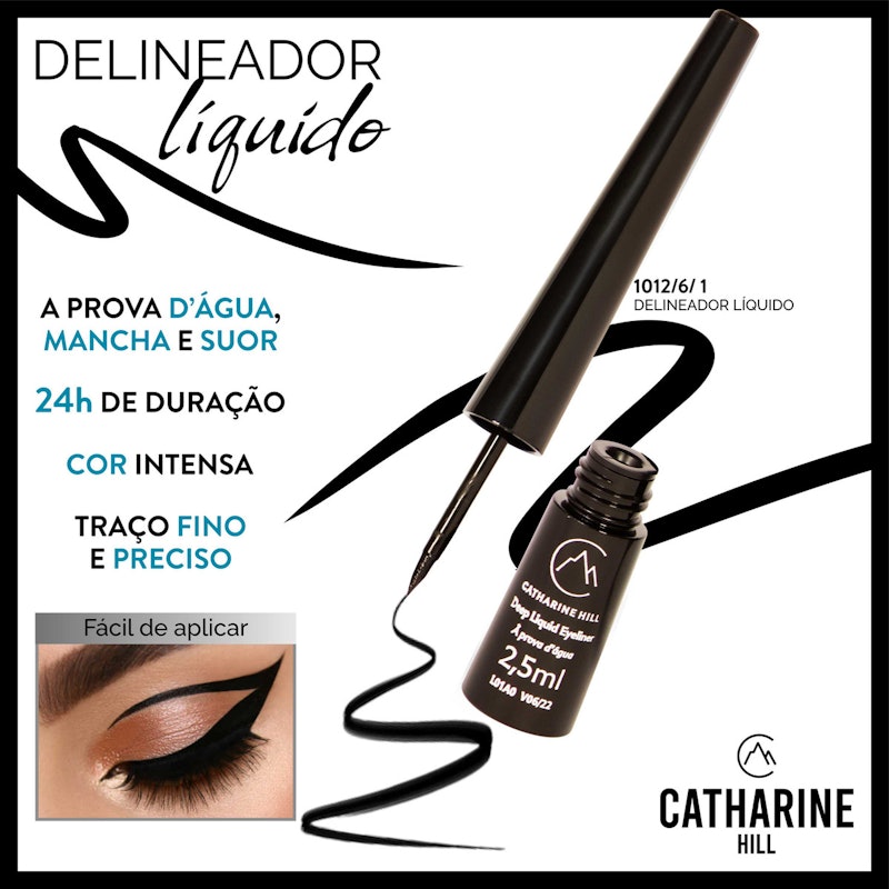 Delineador Líquido Preto à Prova D’água 2