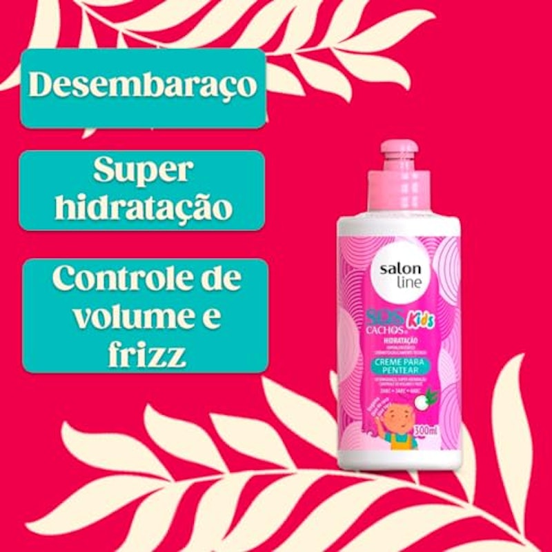 Creme para Pentear SOS Cachos Kids Hidratação Salon Line 4