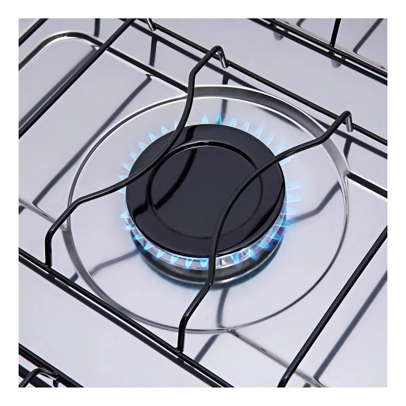 Fogão 5 Bocas Branco com Mesa Inox Atlas Mônaco Plus 5