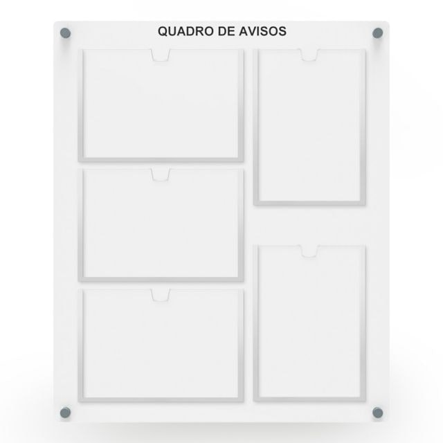 Quadro de Aviso 5 folhas 2