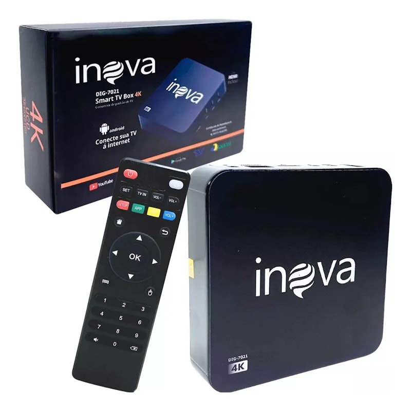 Smart TV Box 4K Inova 3