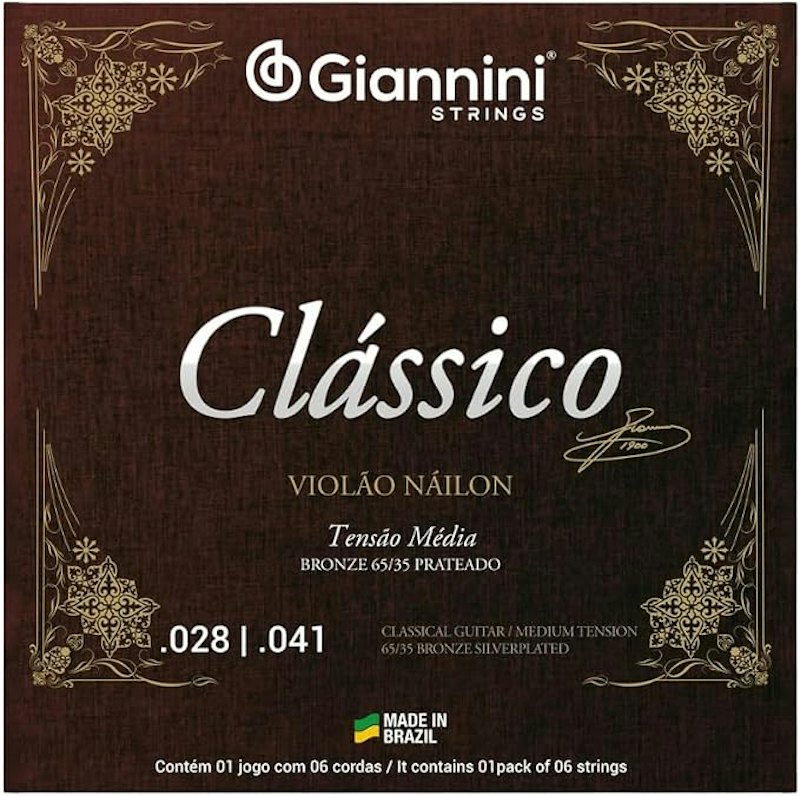 Encordoamento para Violão Clássico Bronze 65/35 GENWPM 1