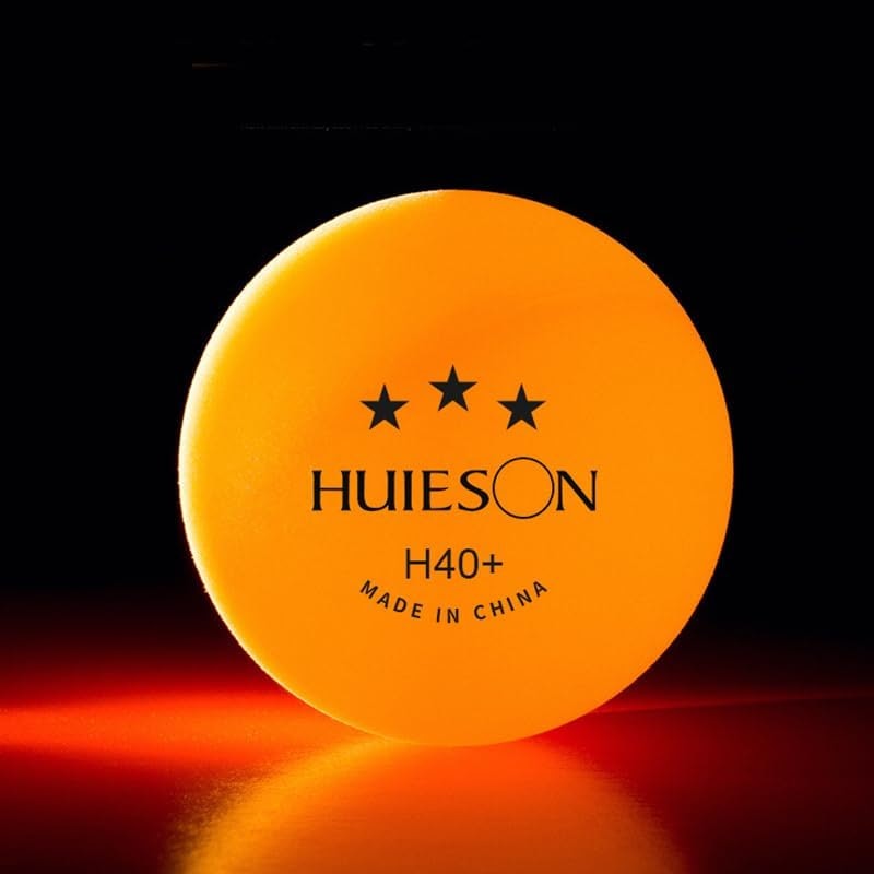 10 Bolas Tênis de Mesa Ping Pong Huieson 3 Estrelas H40+ 2
