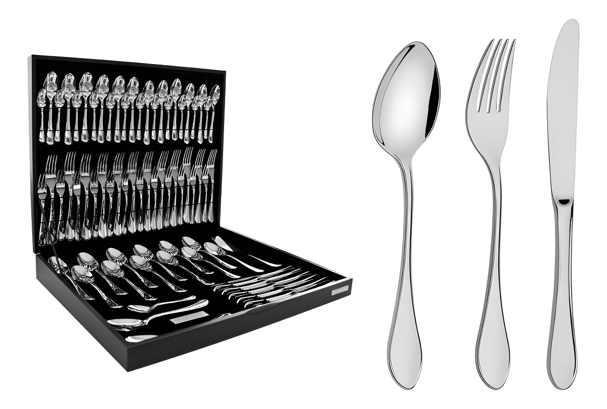 Faqueiro Tramontina Italy em Aço Inox com Facas de Mesa 6 mm 76 Peças 2