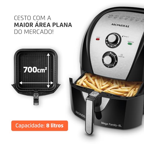 Fritadeira Sem Óleo Air Fryer 8 L 2