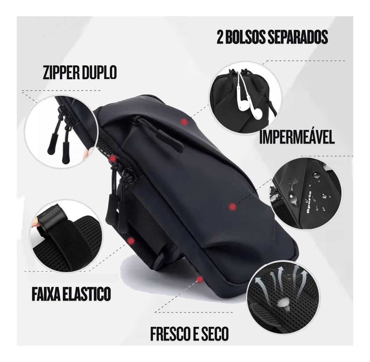 Braçadeira Suporte Porta-Celular 2