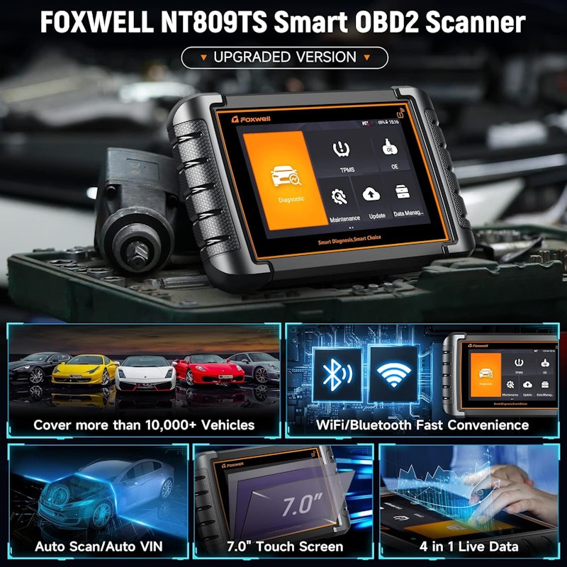 Foxwell NT809TS Bi-Directional OBD2 6
