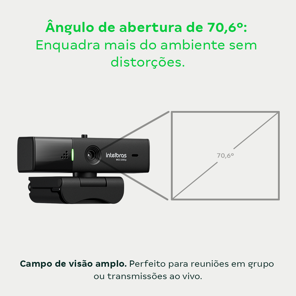 Webcam WCI1080P Full HD 60 FPS Intelbras 4
