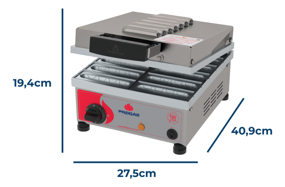Máquina para Crepe Suíço 5