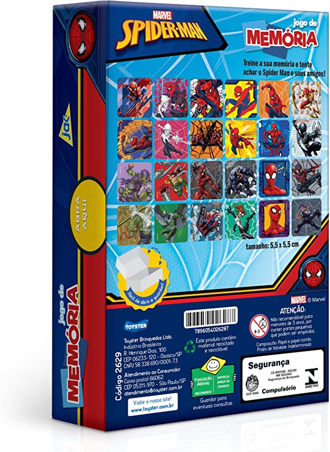 Spider Man – Jogo de Memória 2