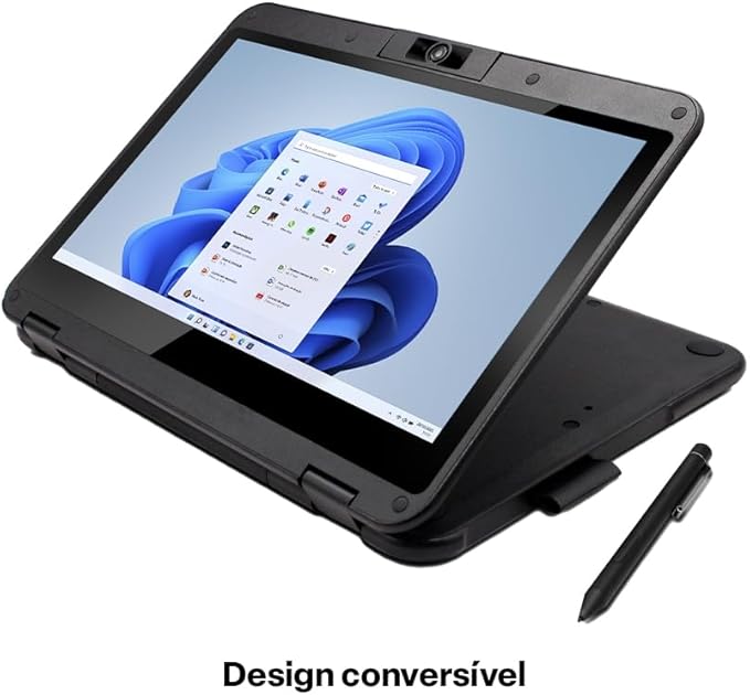 Notebook Windows 11 Home Processador Intel Celeron 128 GB 4 GB Tela 11.6" HD Ultra 2