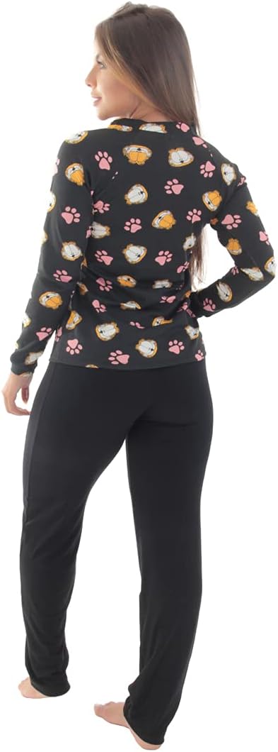 Pijama Outono Inverno Manga Longa Bicolor 4