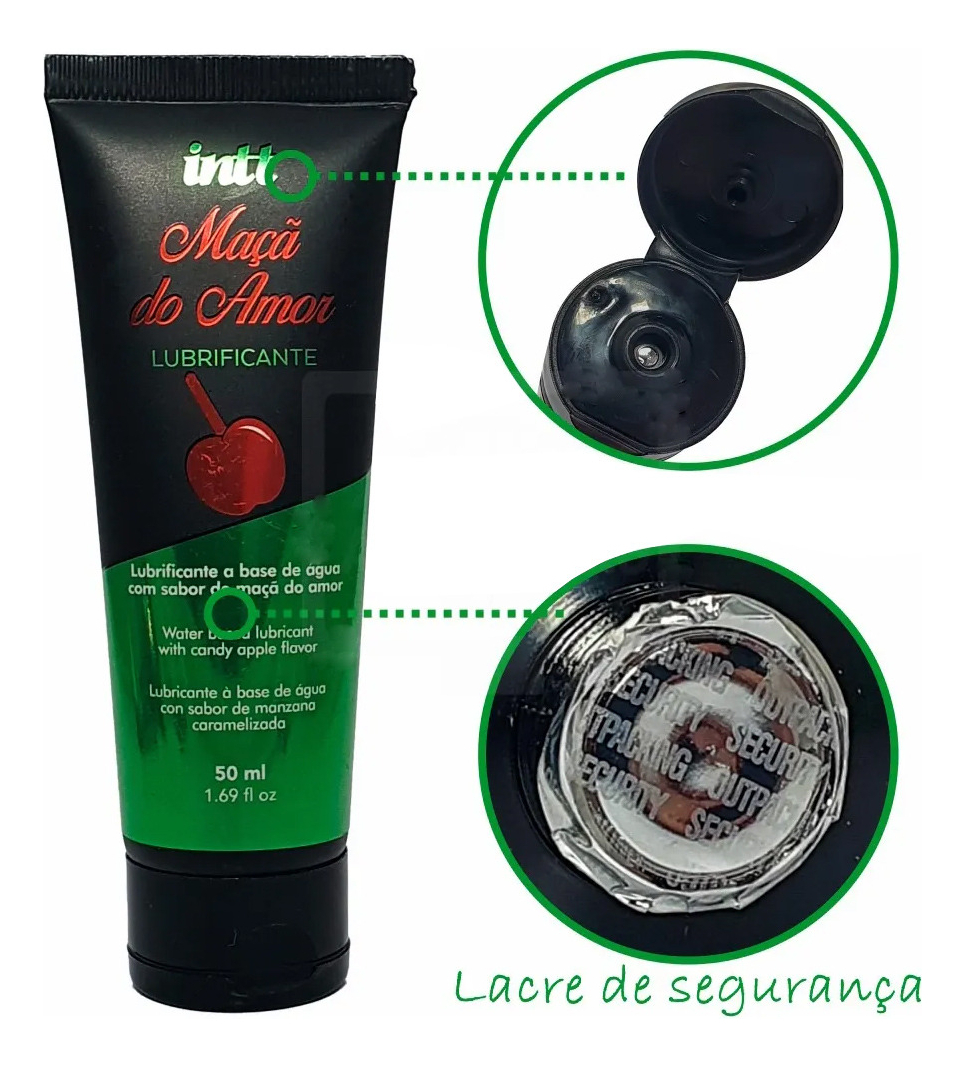 Lubrificante Corporal com Aroma de Maçã do Amor 50 g 3