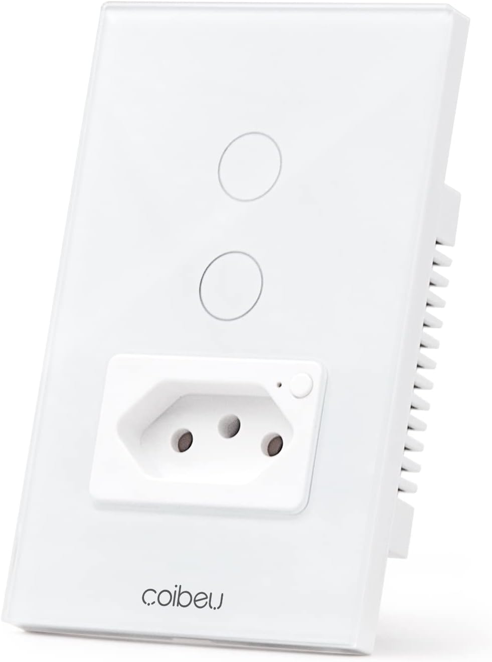Interruptor Inteligente Wi-Fi Touch com Tomada Embutida Coibeu 1