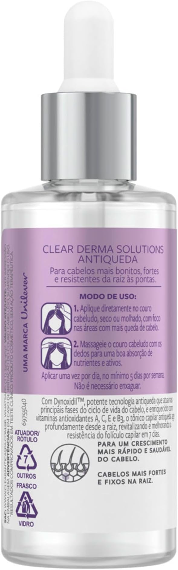 Tônico Capilar Antiqueda Clear Derma Solutions 4