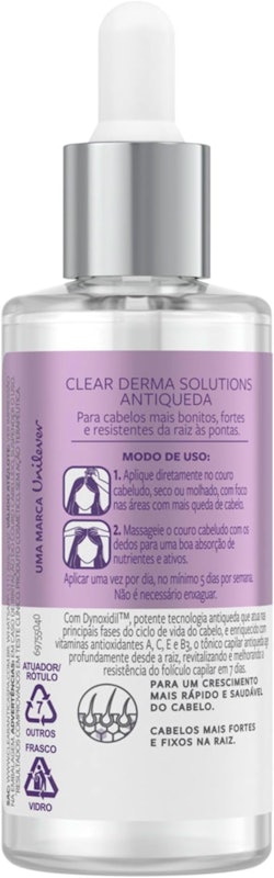 Tônico Capilar Antiqueda Clear Derma Solutions 4