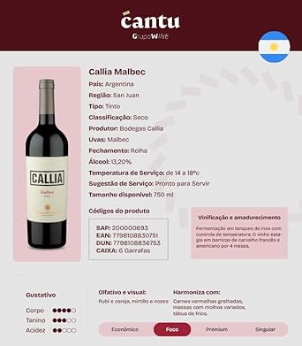 Vinho Callia Malbec 3