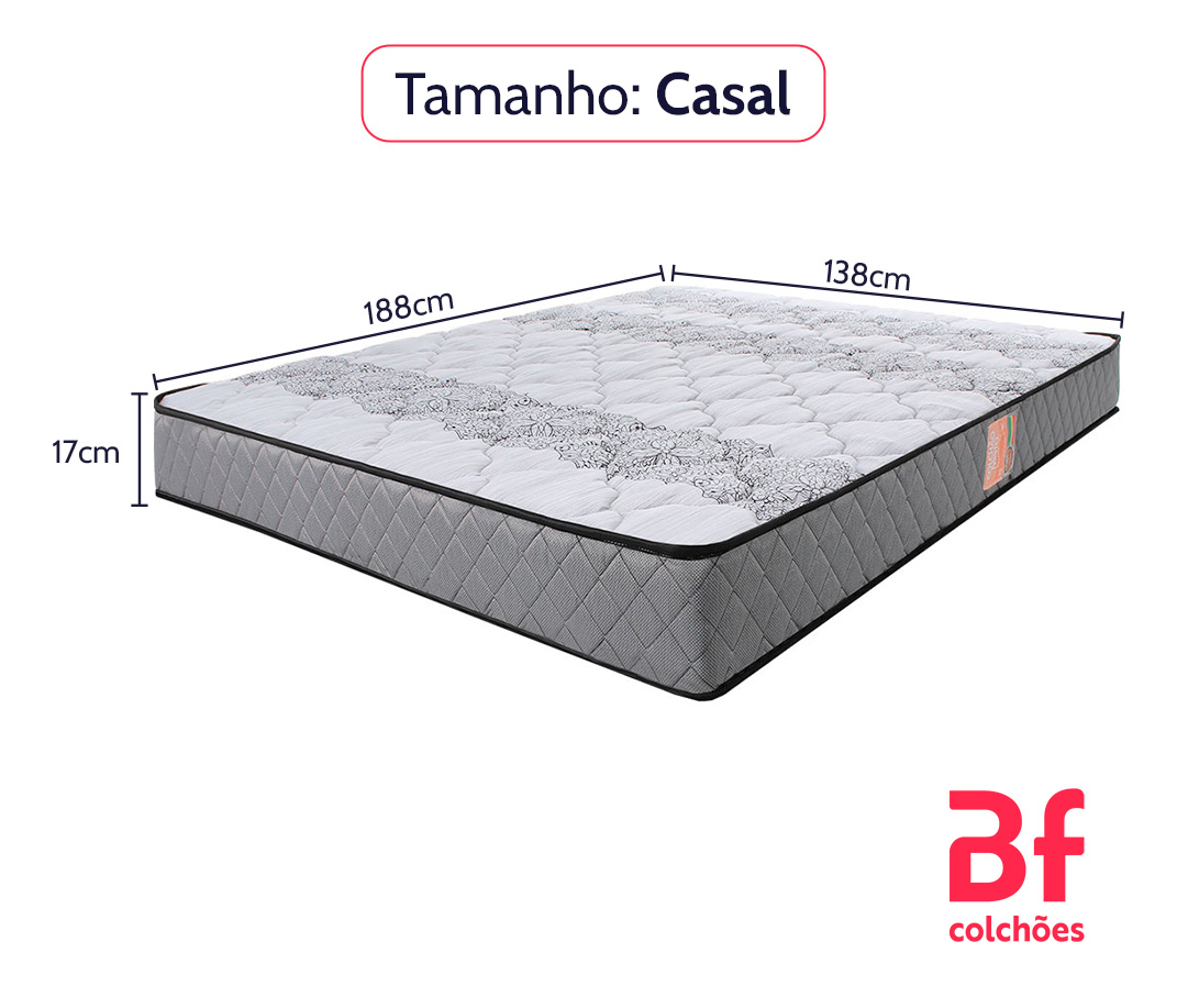 Colchão Casal Espuma D33 Ortopédico BF Colchões 5