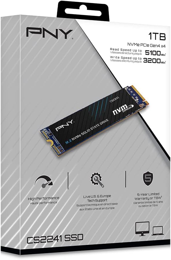 CS2241 M.2 NVMe SSD PNY 5