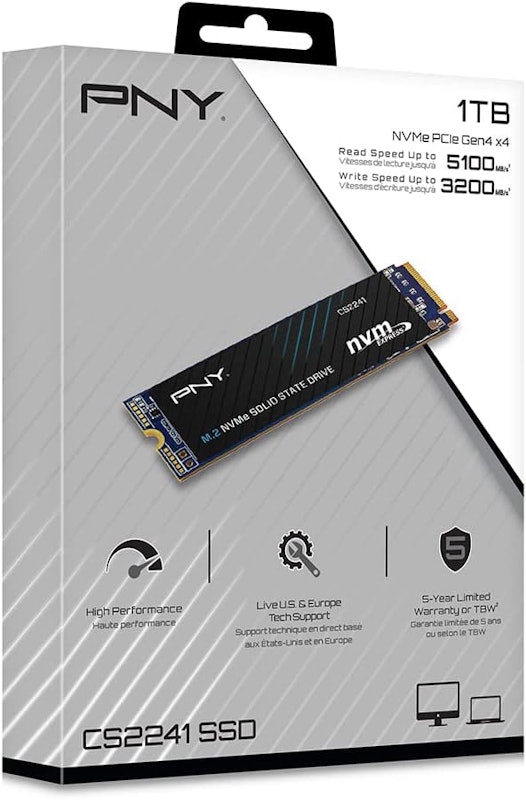 CS2241 M.2 NVMe SSD PNY 5
