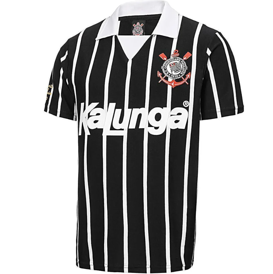 Camisa Polo Retrô Corinthians 1990 Masculina 1