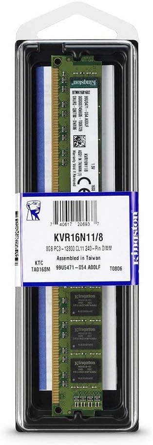 Memória de 8GB DIMM DDR3 1600 MHz 1,5 V 2Rx8 para Desktop 1
