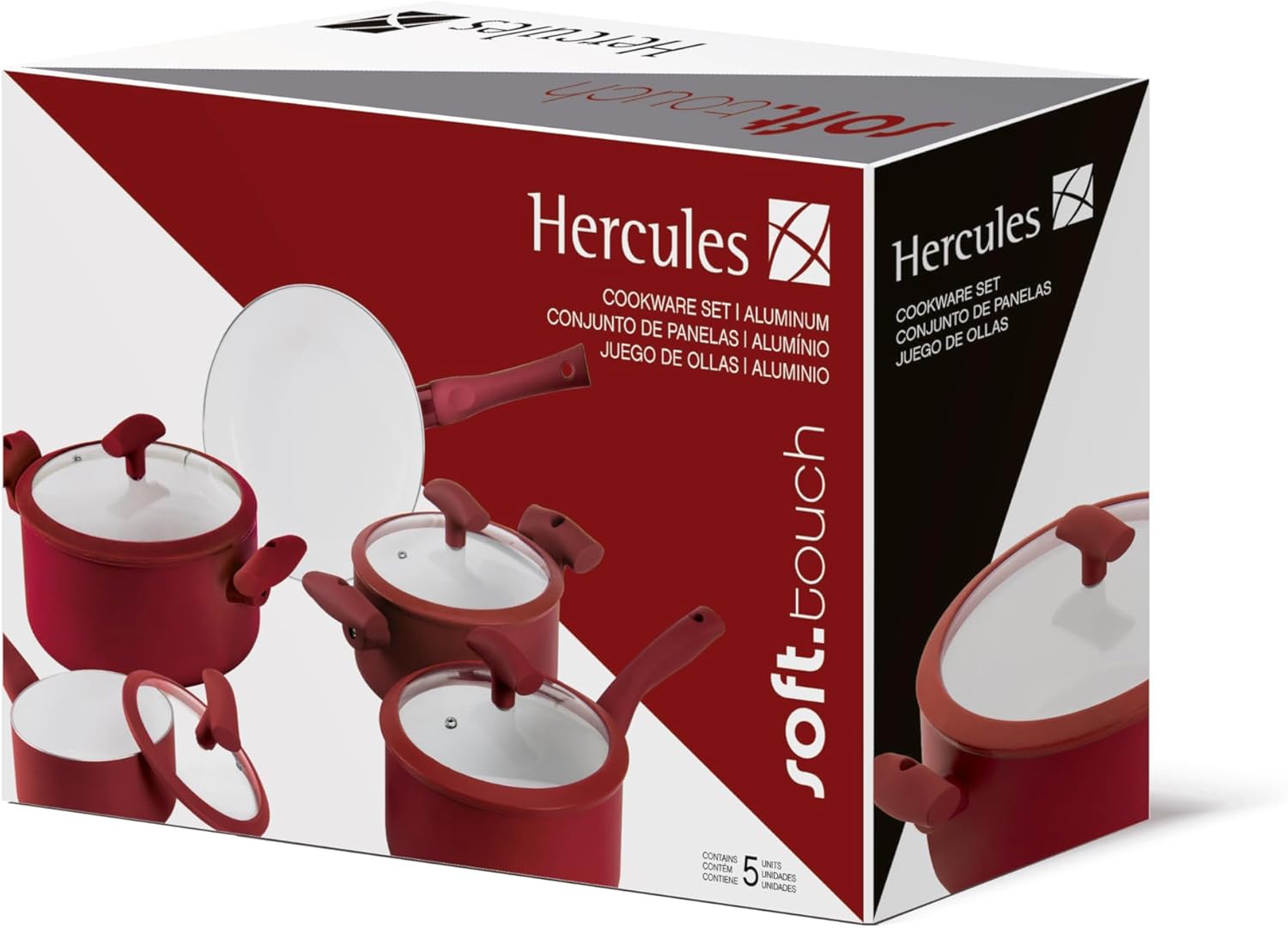 Jogo de Panelas Soft Touch Antiaderente 5 Peças 4