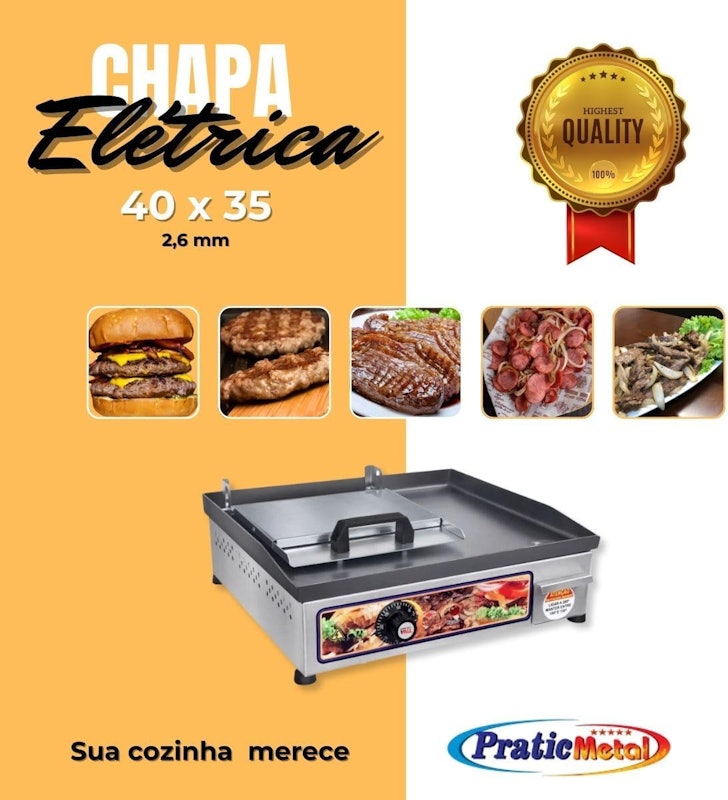 Chapa Elétrica 40x35 (220 V) 4