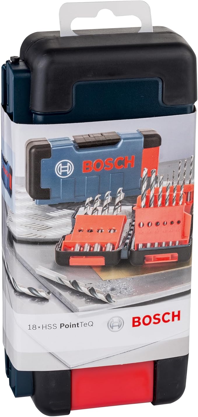 Jogo Broca Metal Bosch HSS-PointTeQ ToughBox 2