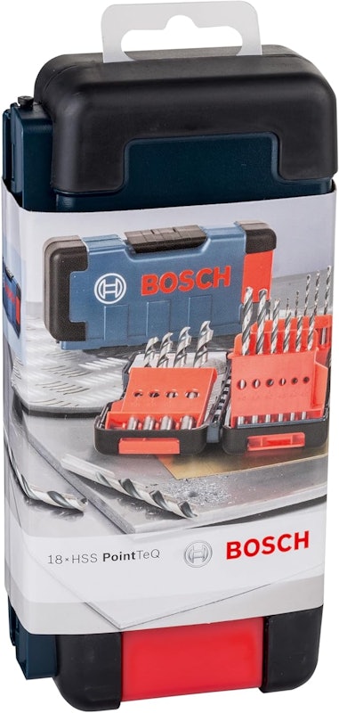 Jogo Broca Metal Bosch HSS-PointTeQ ToughBox 2
