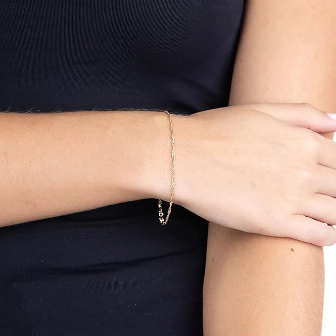 Pulseira Banhada a Ouro 18K 3