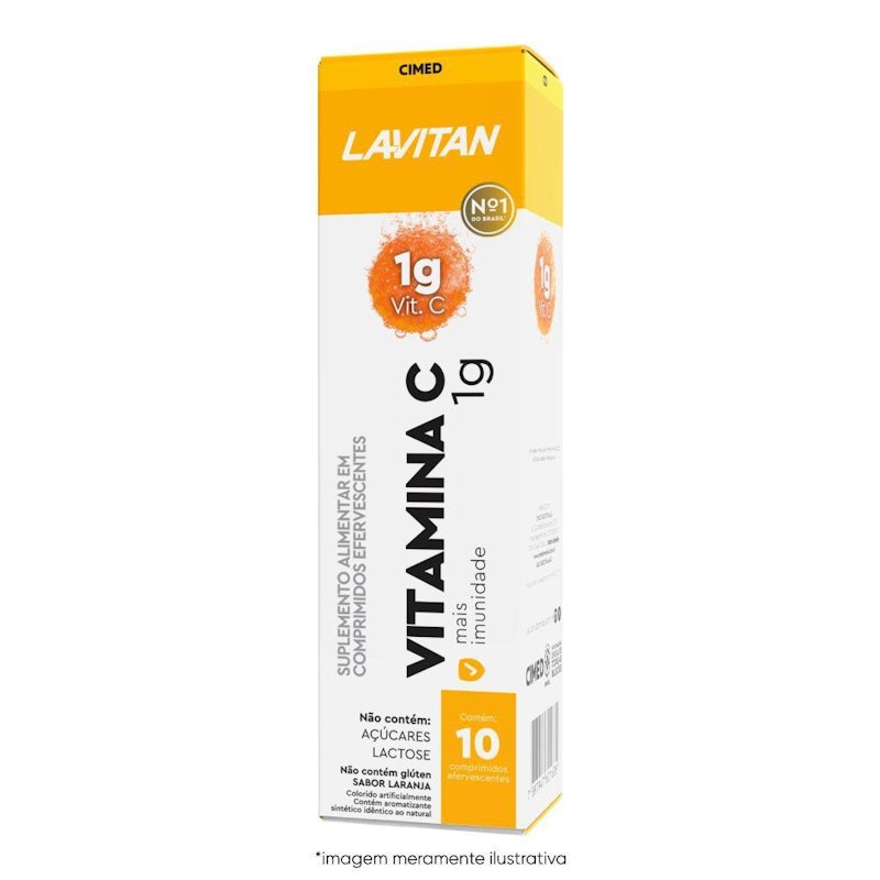 Lavitan Vitamina C Comprimidos Efervescentes Sabor Laranja 2