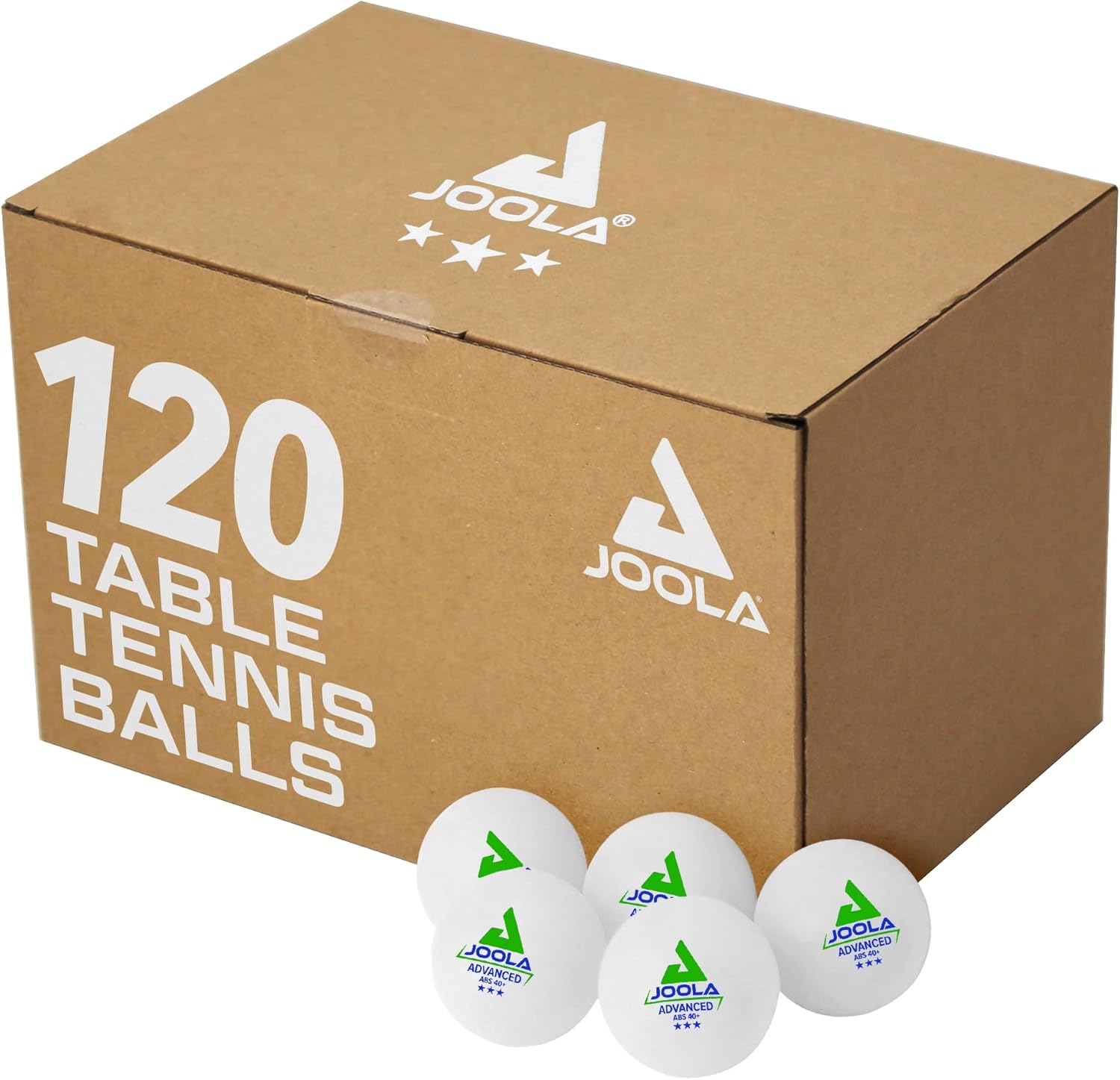 JOOLA Advanced Training ABS 3-Star Table Tennis Balls 1