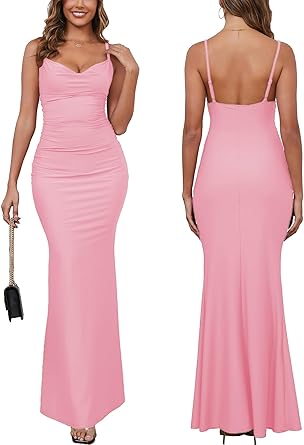 Vestido Maxi Feminino com Alças Finas 1