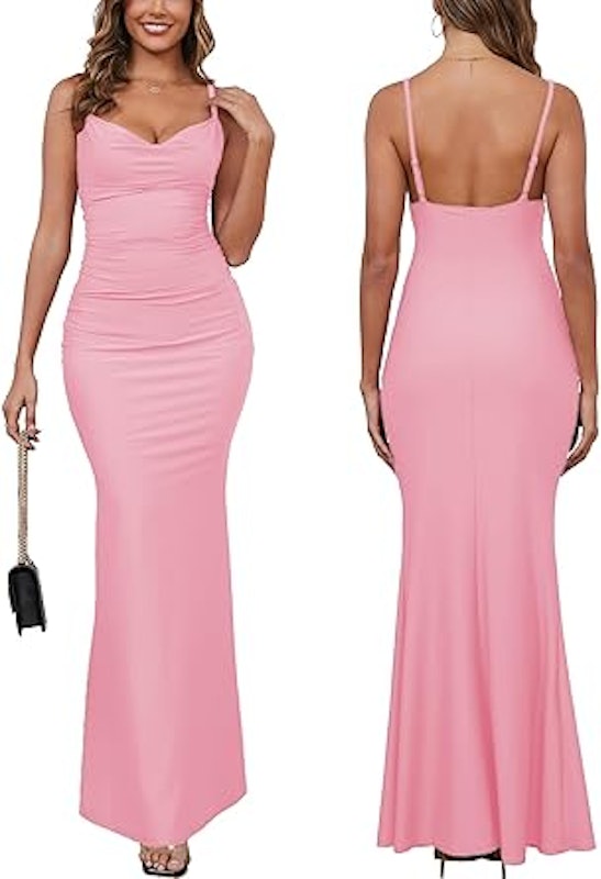 Vestido Maxi Feminino com Alças Finas 1