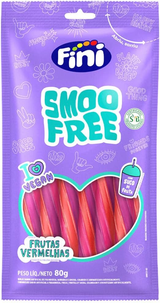 Smoofree Tubes Frutas Vermelhas 1