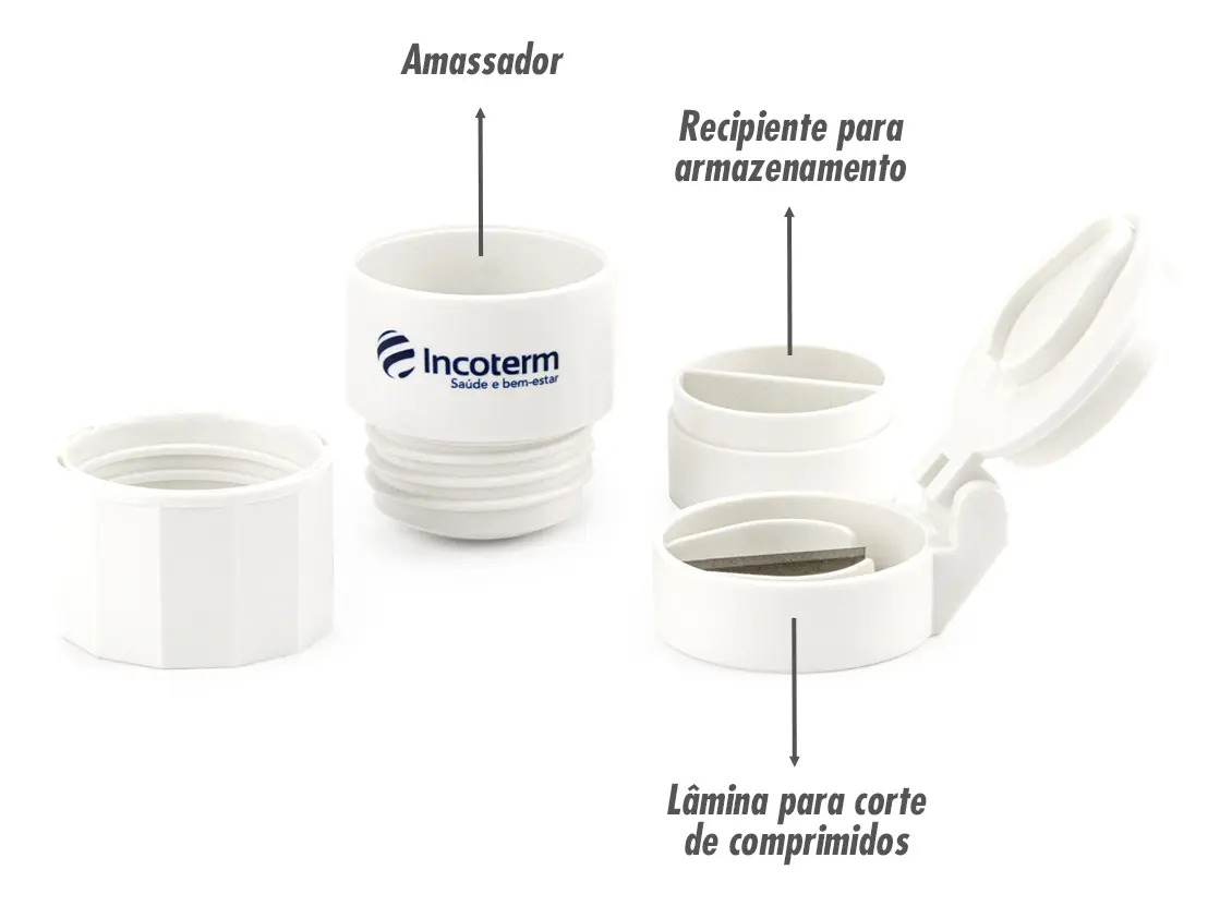 Amassador de Comprimidos 3 em 1 2