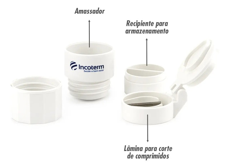 Amassador de Comprimidos 3 em 1 2